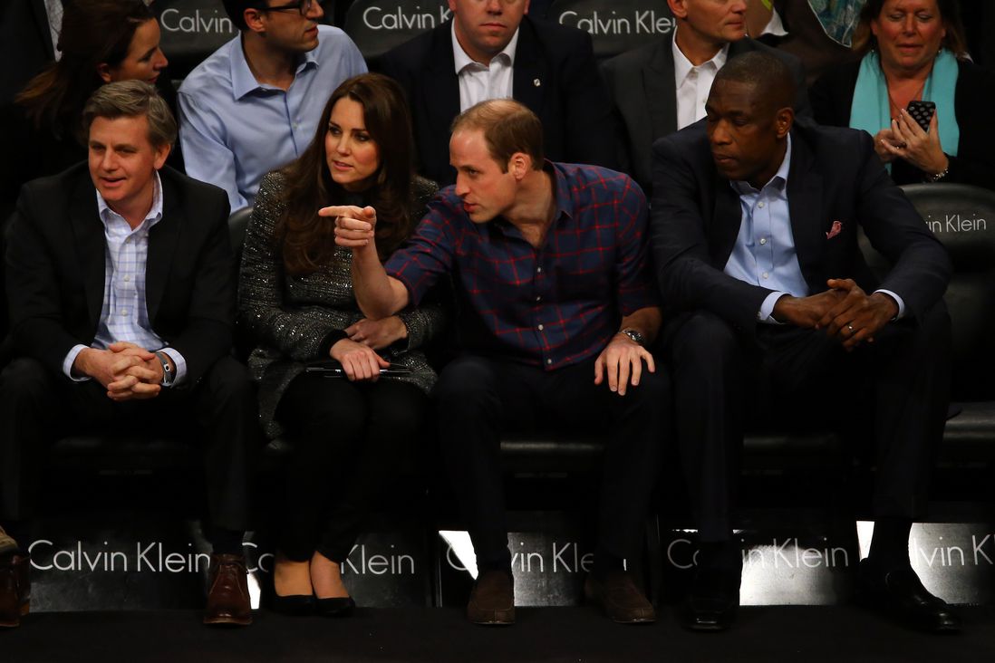 Prince William points something out<br/>